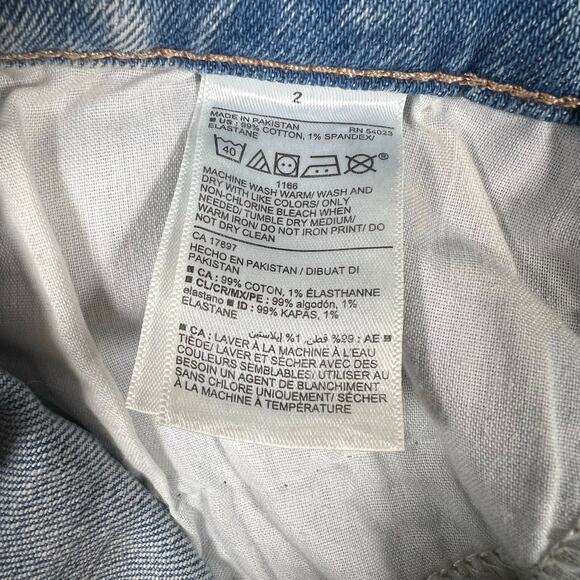 Old Navy The Sky-Hi Straight Extra High Rise Jeans Size 2 - Picture 7 of 11